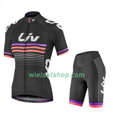 Fietskleding Dames (Fietsshirt + Fietsbroek Kort) 2019 CCC Liv N001